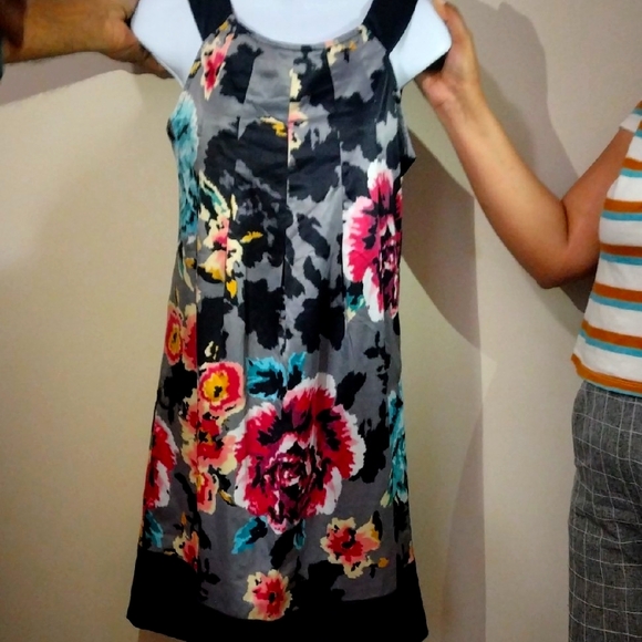 Pink and Orange Spaghetti Strap Mini Sundress - Picture 1 of 3